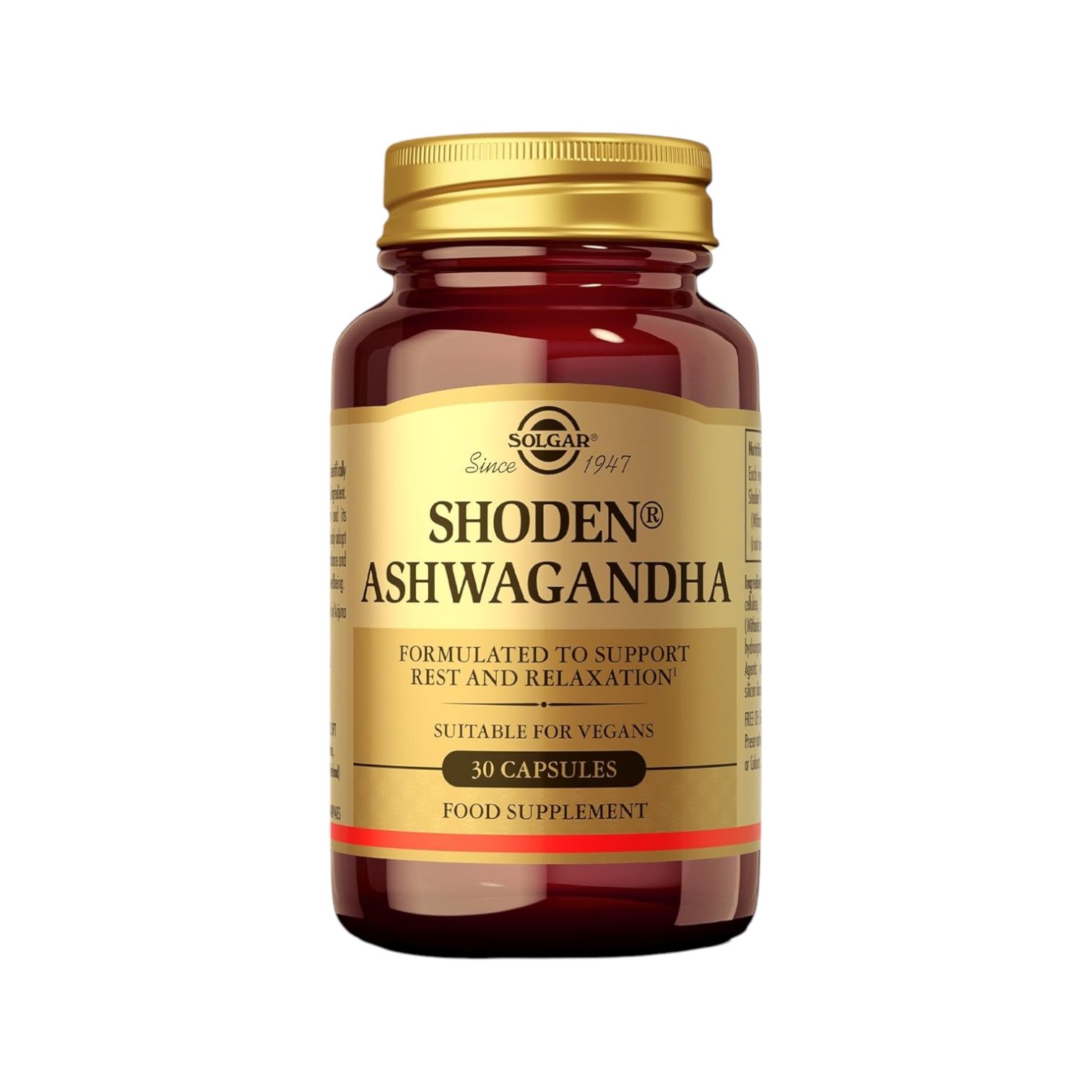 Ashwagandha Shoden Solgar 30 cápsulas - Imagen 2