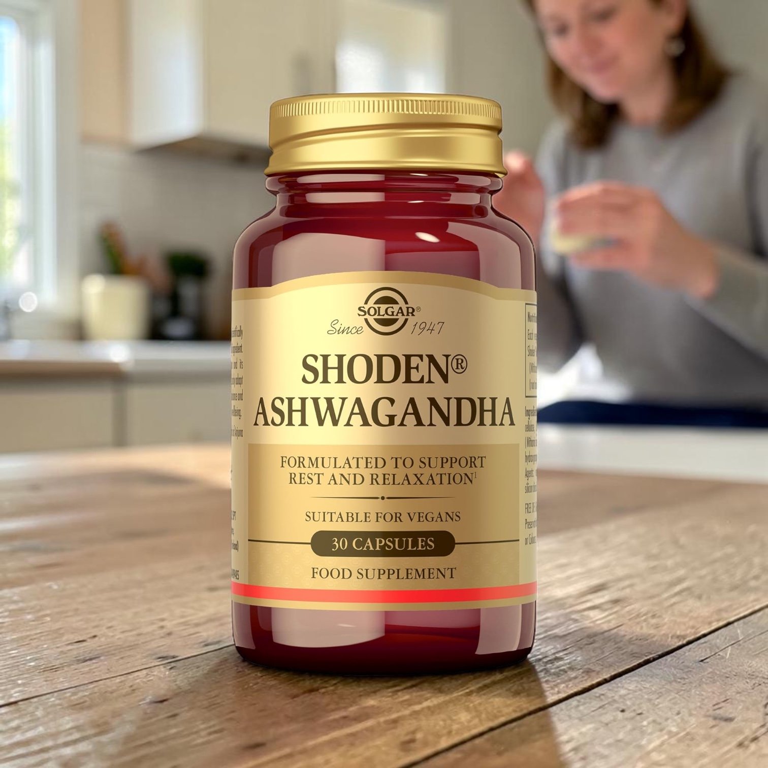 Ashwagandha Shoden Solgar 30 cápsulas - Imagen 3