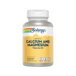 Calcio y Magnesio Solaray 90 Cápsulas