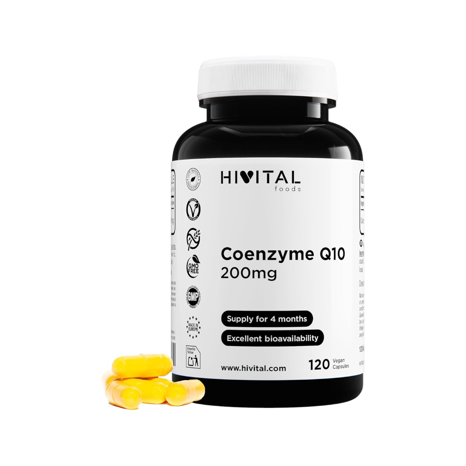 Co-Enzima Q10 Hivital 120 Cápsulas