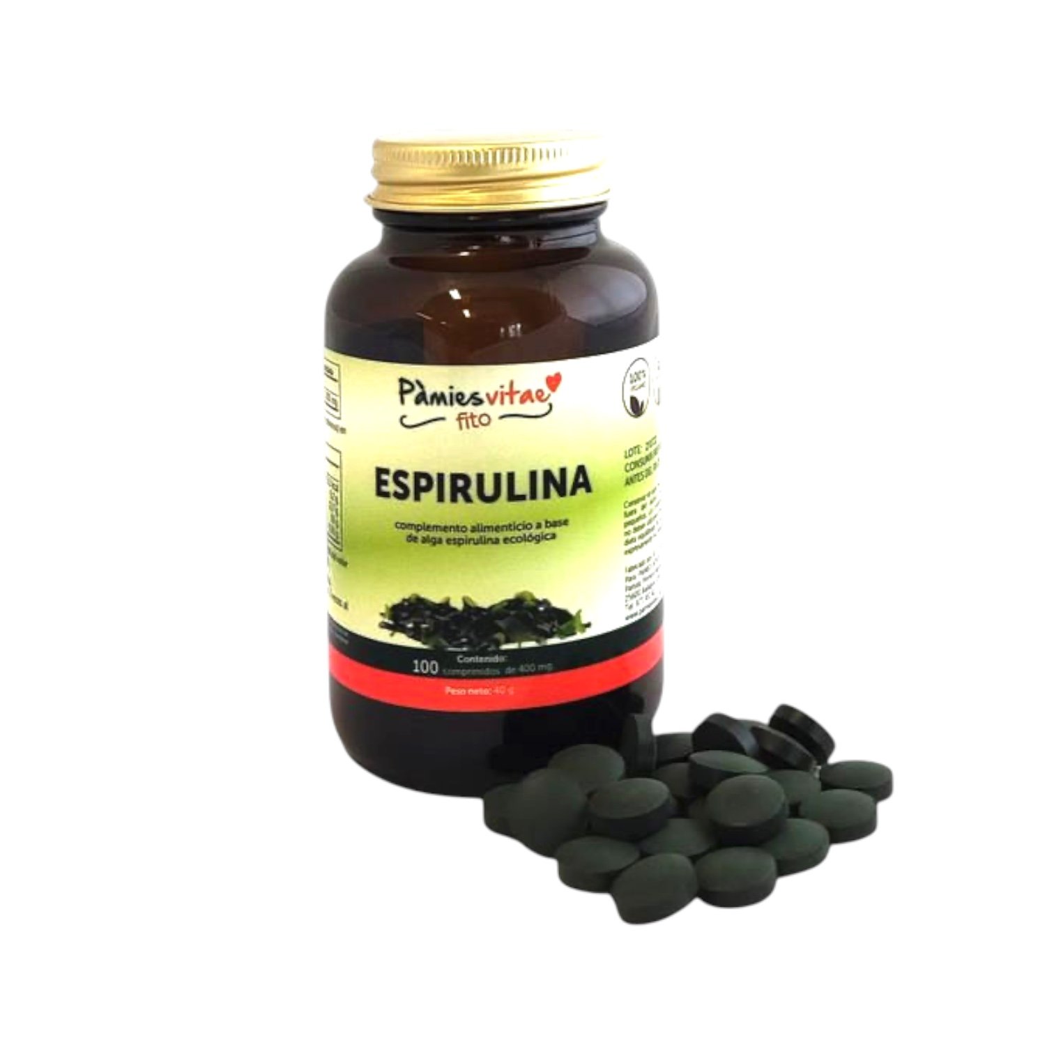 Espirulina Pamies Vitae 100 Comprimidos