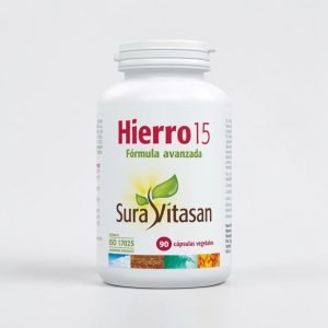 Hierro 15 Sura Vitasan 90 Cápsulas