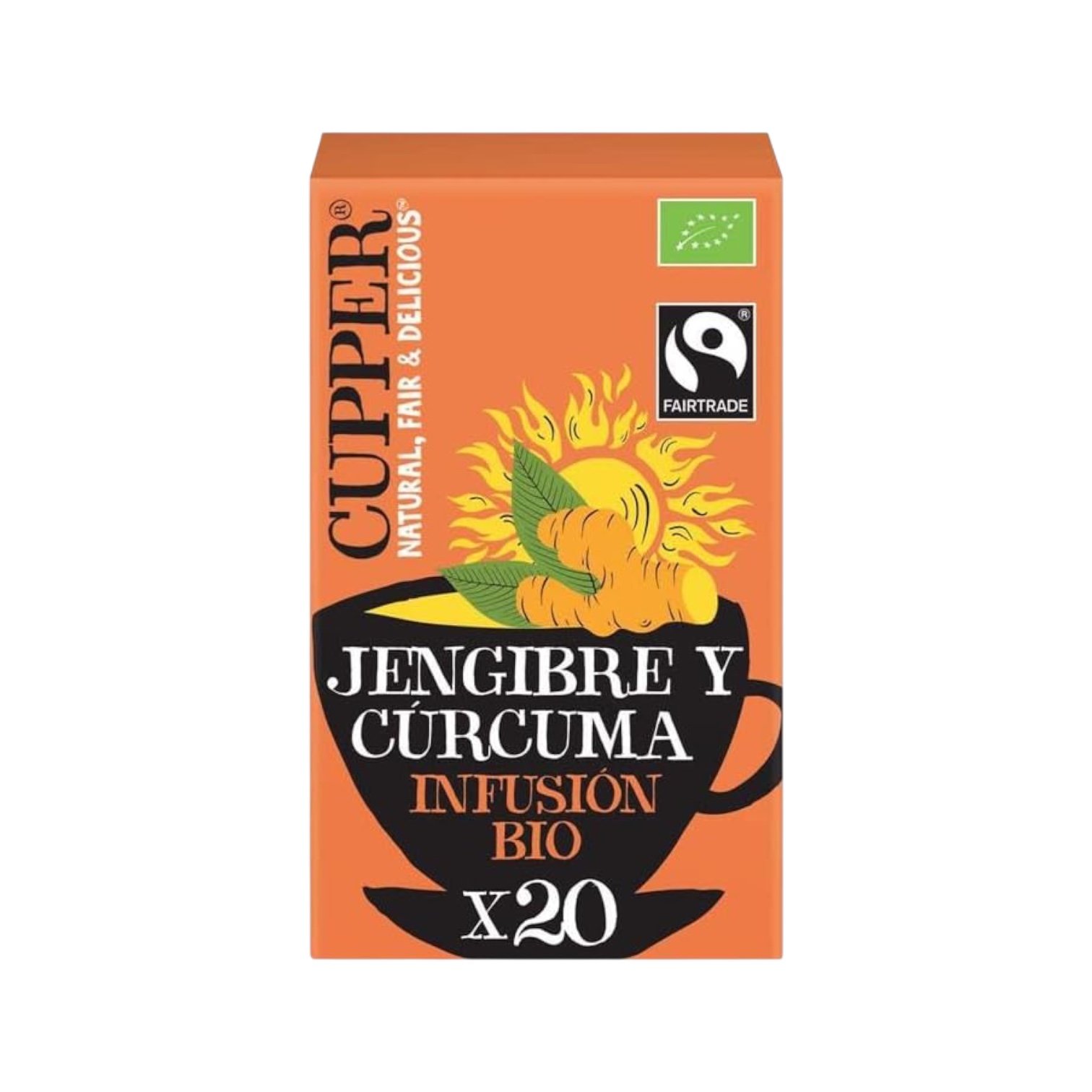 Infusión de Jengibre y Cúrcuma Cupper - Imagen 3