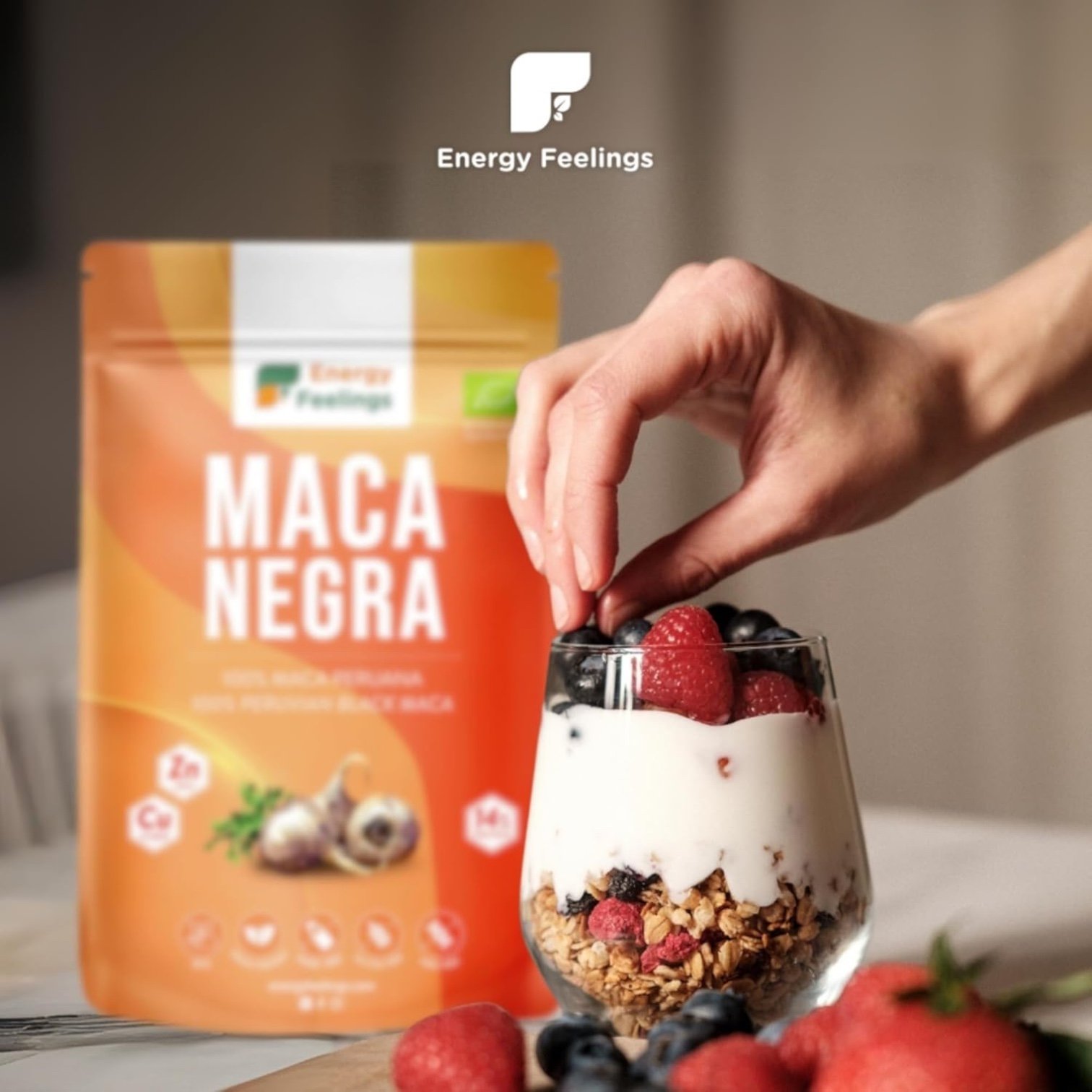Maca Negra Polvo Bio - Imagen 4