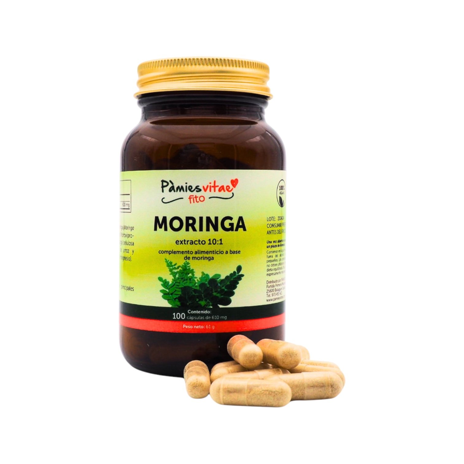 Moringa Pamies Vitae 100 Cápsulas