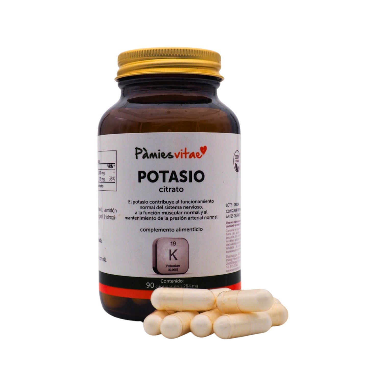 Potasio Citrato Pamies Vitae