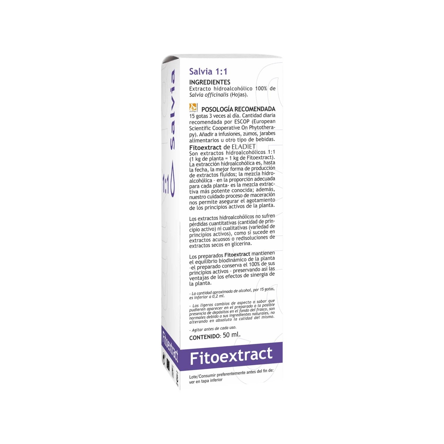 Salvia Extracto Eladiet 50 ml - Imagen 2