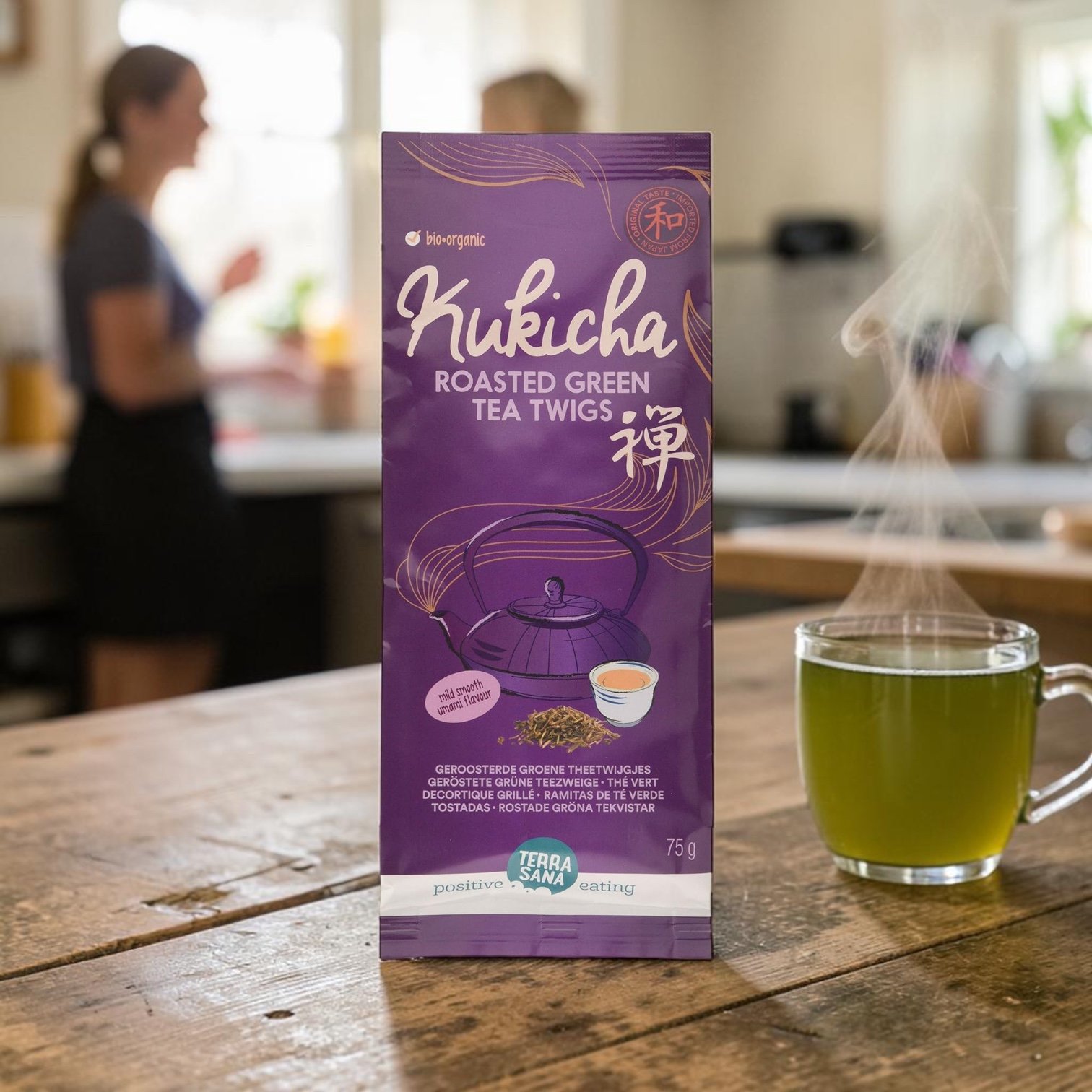 Te Kukicha Bio Ramitas de Te Verde Tostadas Terrasana