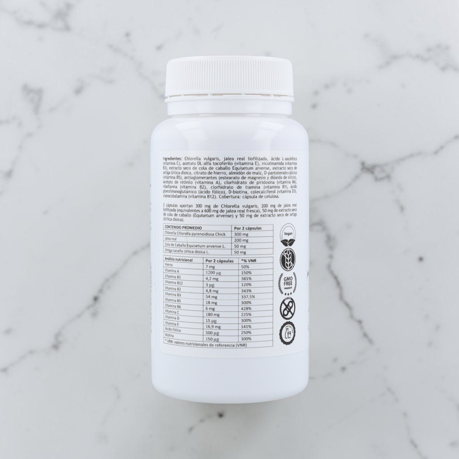 Vitacomplex Chlorella 60 Cápsulas - Imagen 2
