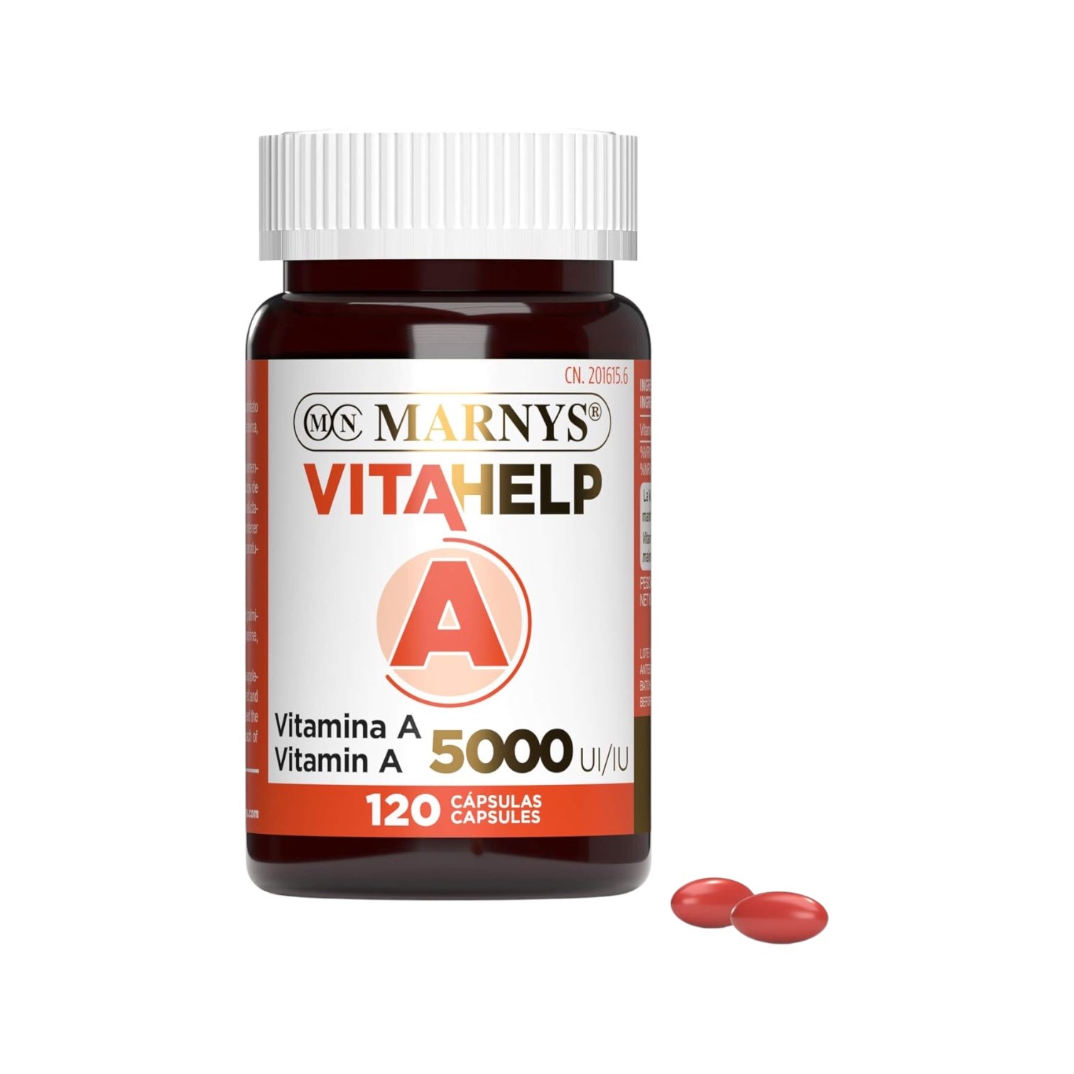 Vitahelp Marnys Vitamina A 120 Cápsulas