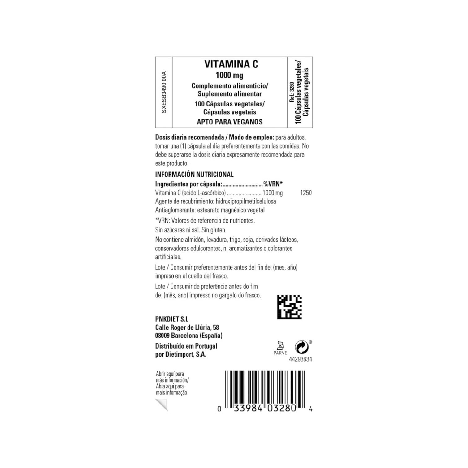 Vitamina C 1000 mg Solgar - Imagen 2