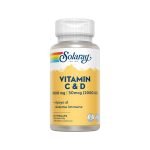 Vitamina C & D Solaray 60 Cápsulas
