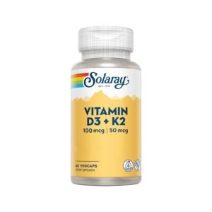 Vitamina D3 y K2 Solaray