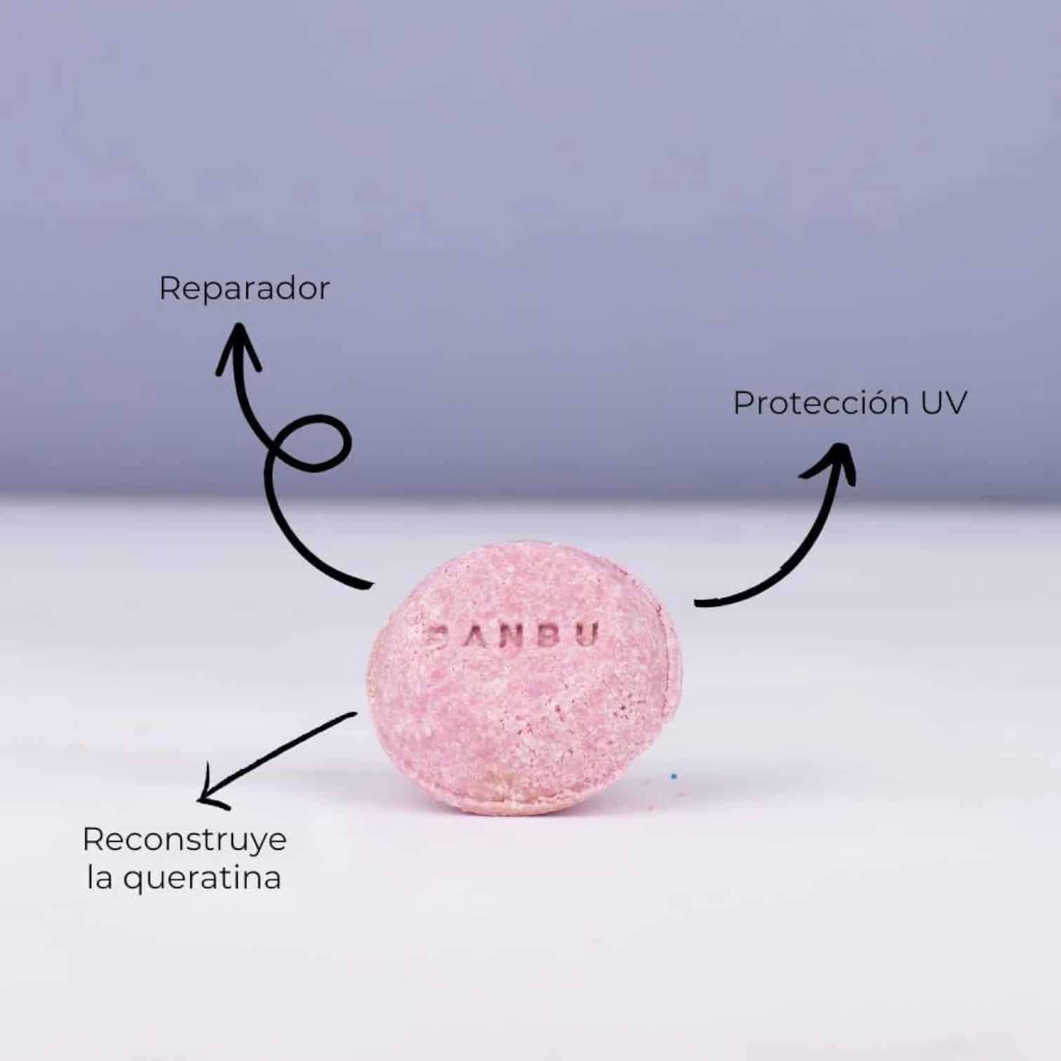 Banbu Flash Champú Sólido Reparador Cabello Dañado - Imagen 3