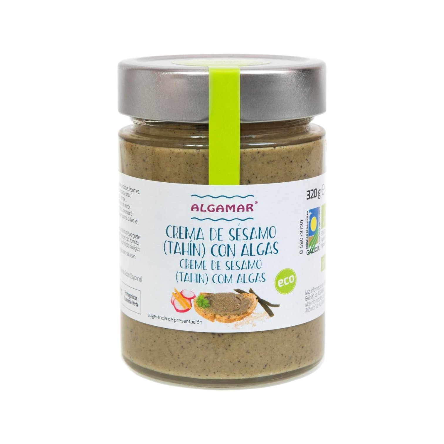 Crema de Sésamo Thain Con Algas Bio Algamar