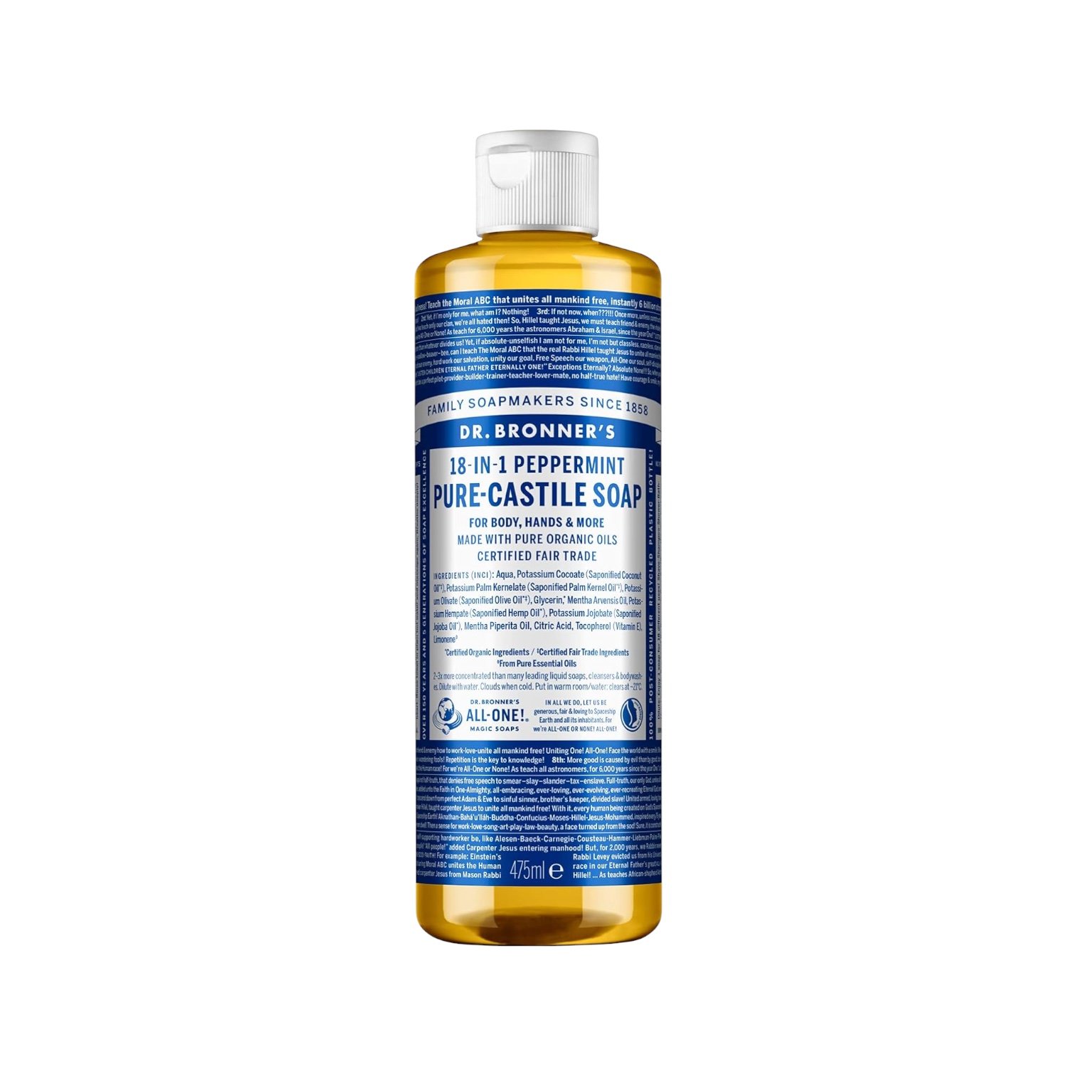 Dr Bronners Jabón Líquido Menta
