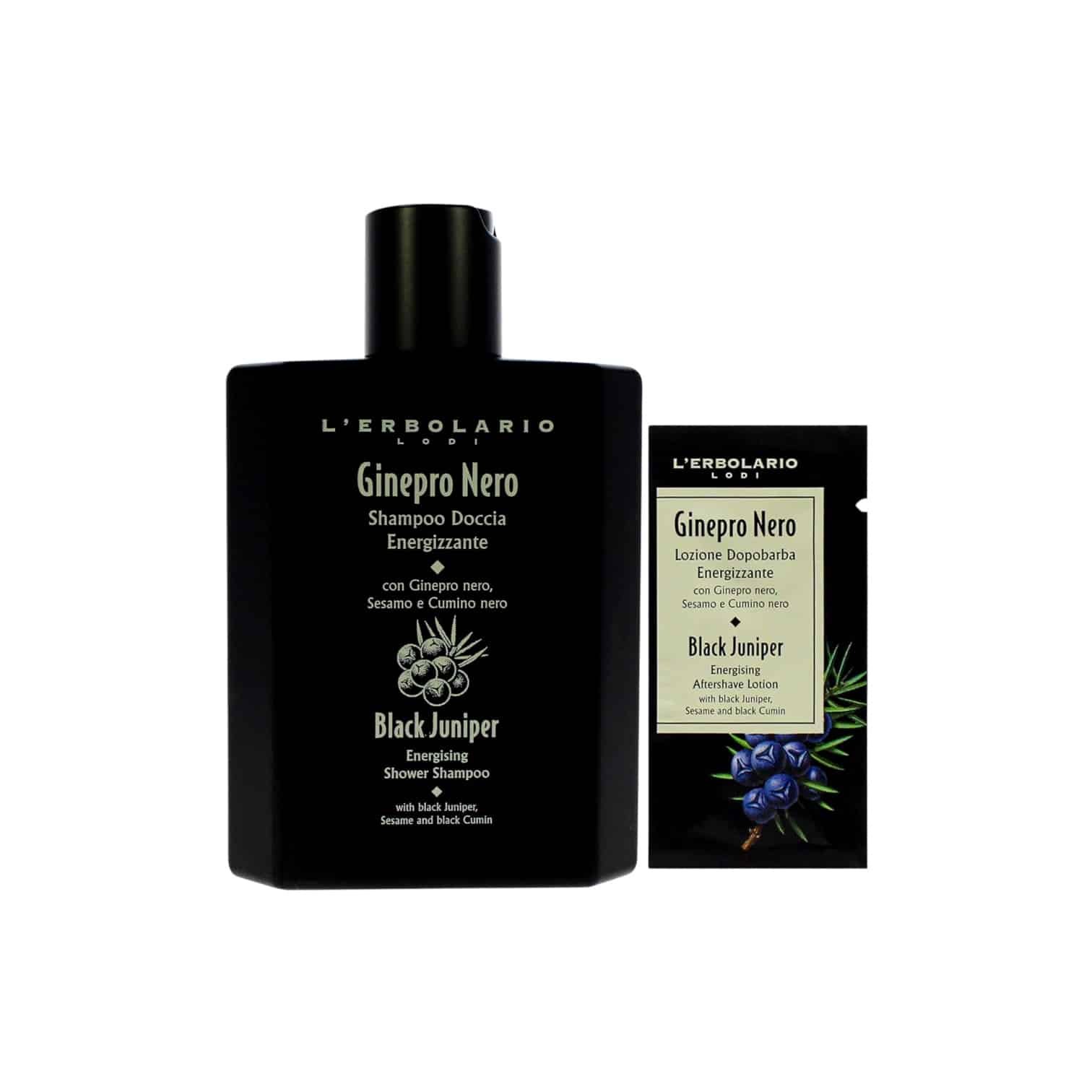 L Erbolario Champú Energizante Enebro Negro