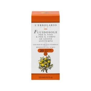L Erbolario Fluidosole Aceite Solar Cara Cuerpo Antitiempo