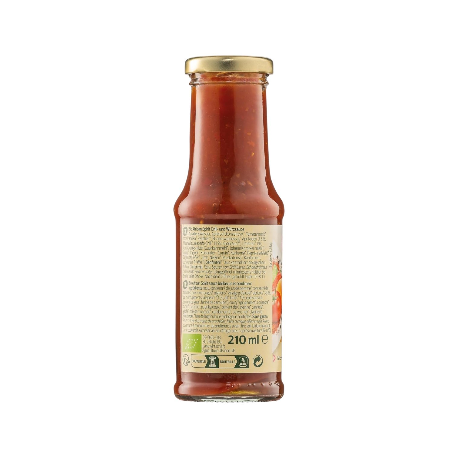 Salsa Barbacoa African Spirit Bio Naturata - Imagen 3