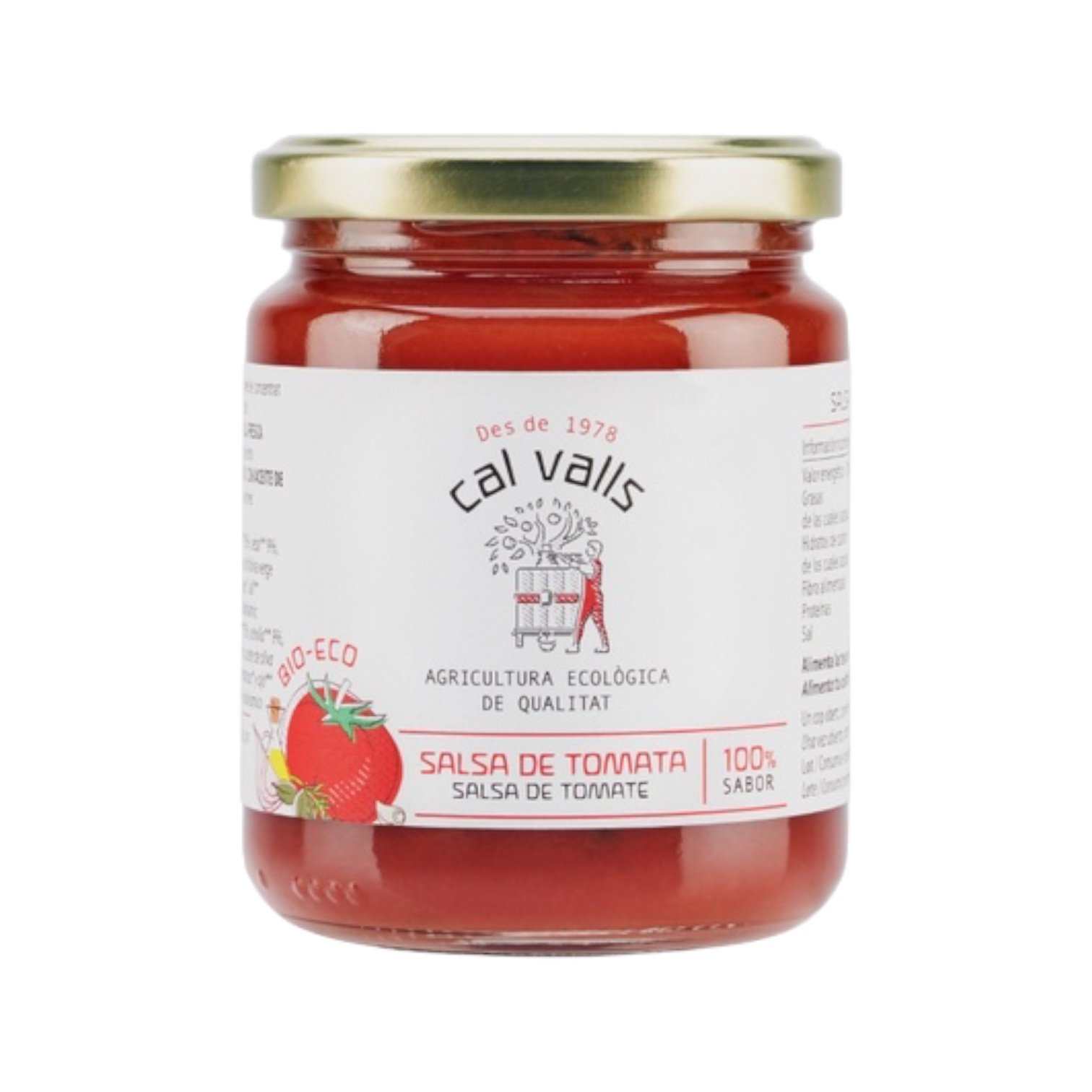 Salsa de Tomate Demeter Bio Cal Valls