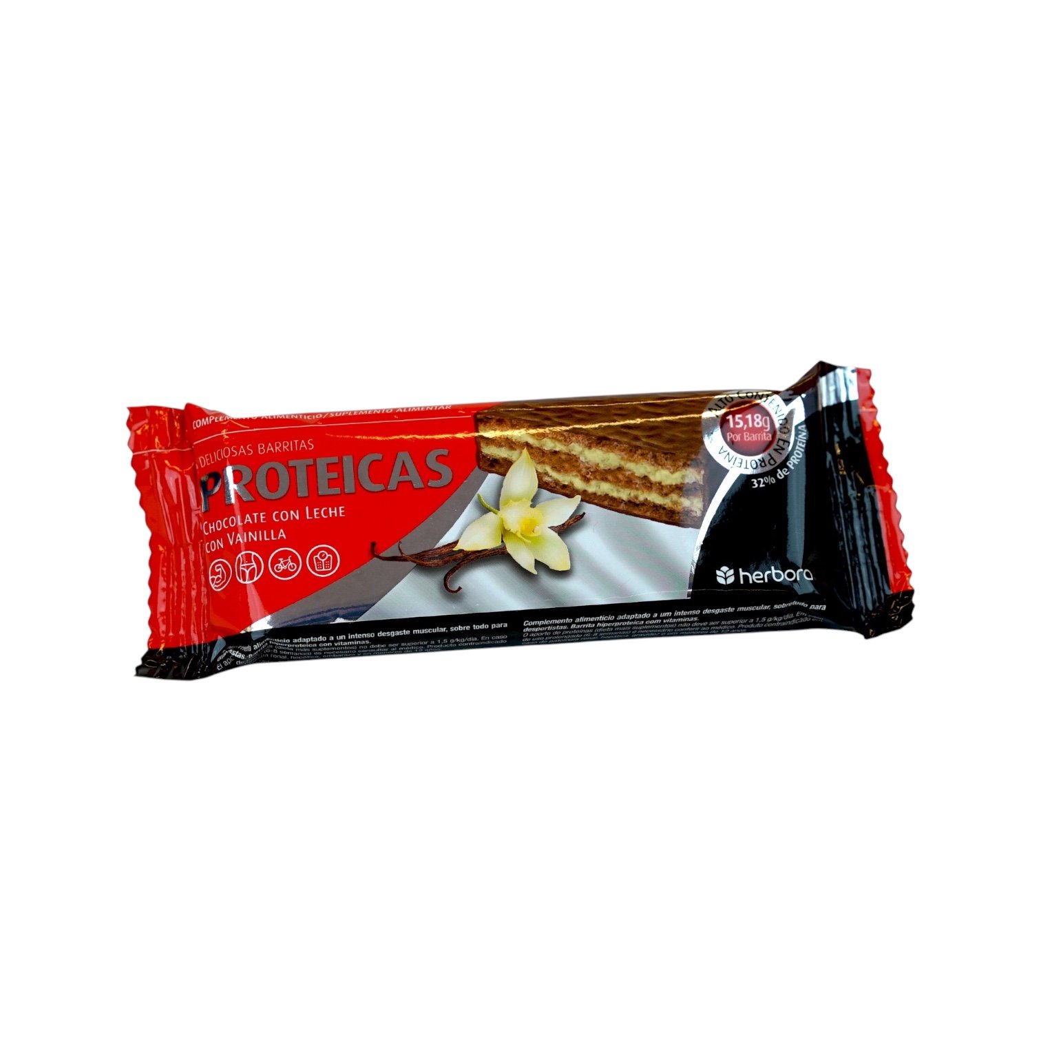 Barrita Proteica Chocolate y Vainilla Herbora