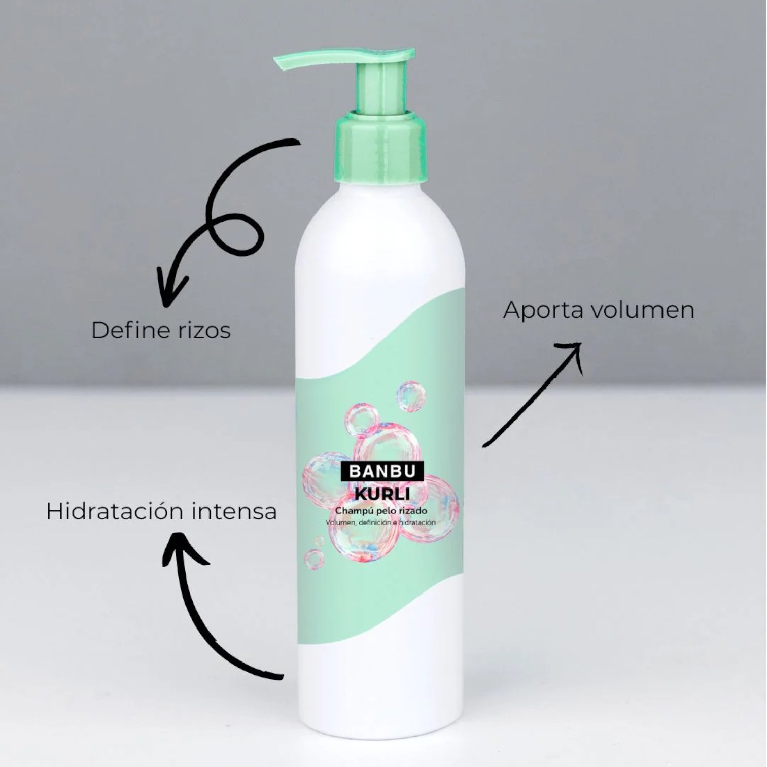 Banbu Kurli Champú Natural Pelo Rizado - Imagen 2
