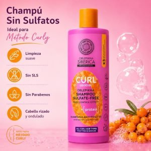 Natura Siberica Oblepikha Champú sin Sulfatos Curl Control