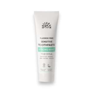 Urtekram Pasta de Dientes Sensitive Sin Flúor Menta Fuerte Eco