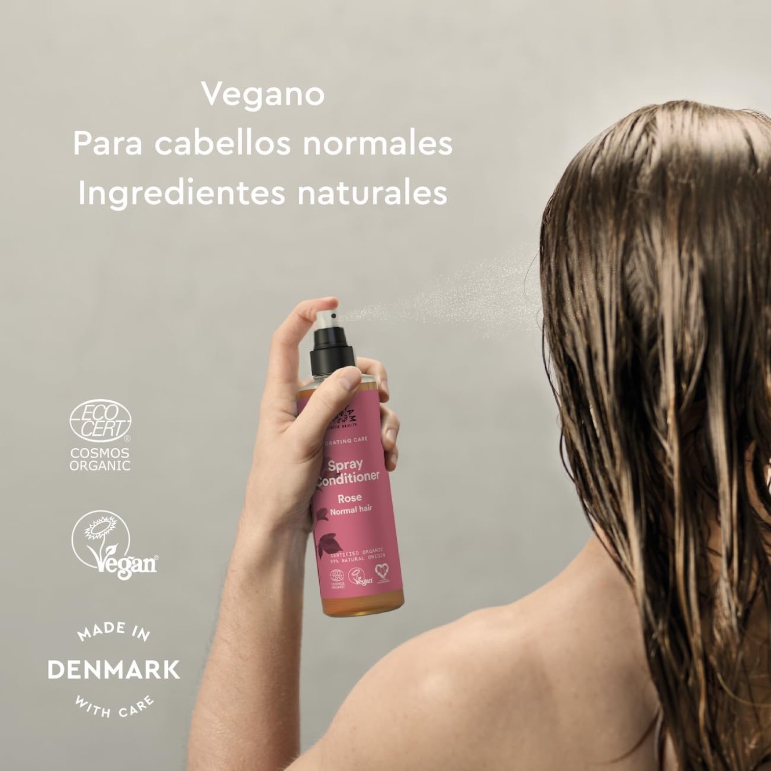 Urtekram Spray Acondicionador Rosas Eco Vegan - Imagen 2